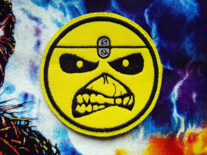 Iron Maiden Brave New World Smiley Embroidered Patch