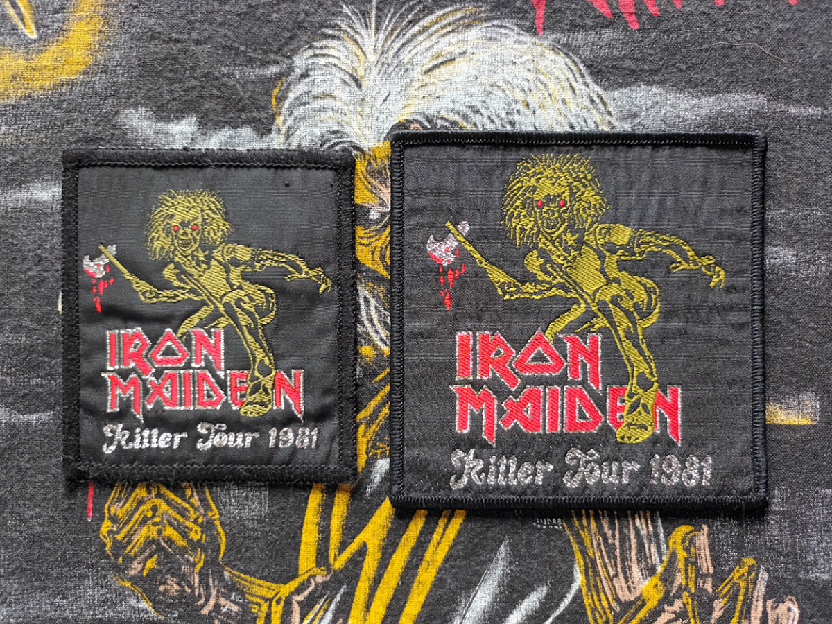 Iron Maiden Killer Tour 1981 Comparison Original/Bootleg