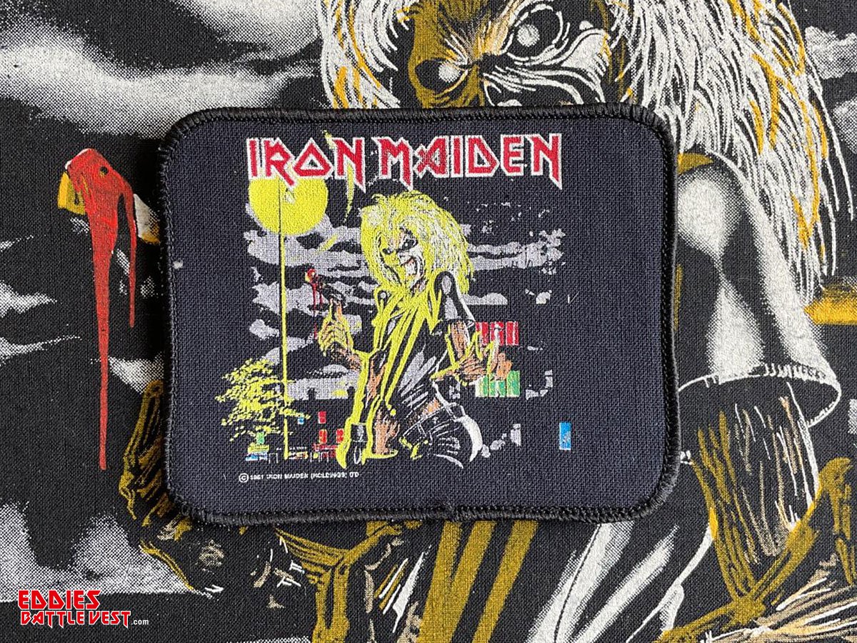 Iron Maiden "Killers" Printed Patch 1981 Version II
