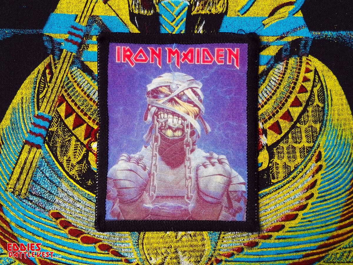 Iron Maiden "Powerslave Mummy" Photo Printed Patch