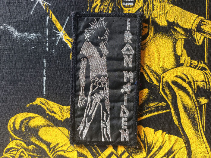 Iron Maiden "Running Free" Silver Version Woven Patch