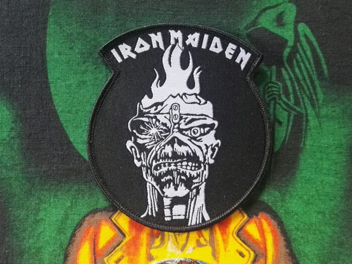 Iron Maiden Seventh Son Black White Woven Patch 2019