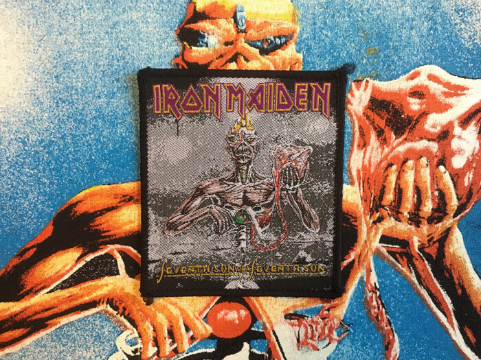 Iron Maiden Seventh Son Of A Seventh Son Woven Patch Foggy Version