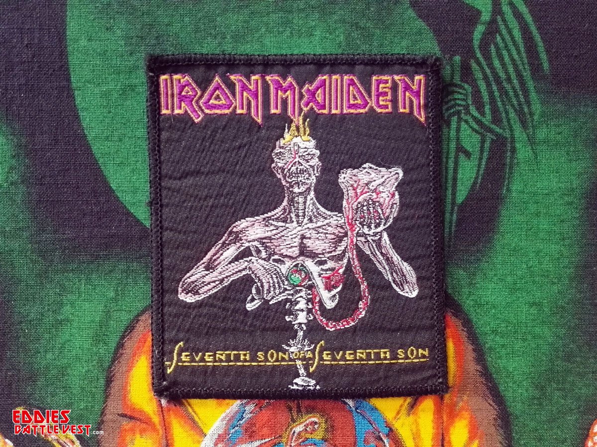 Iron Maiden Seventh Son Woven Patch Version II