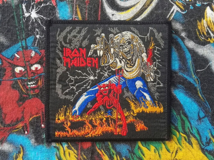 Iron Maiden The Number Of The Beast Woven Patch