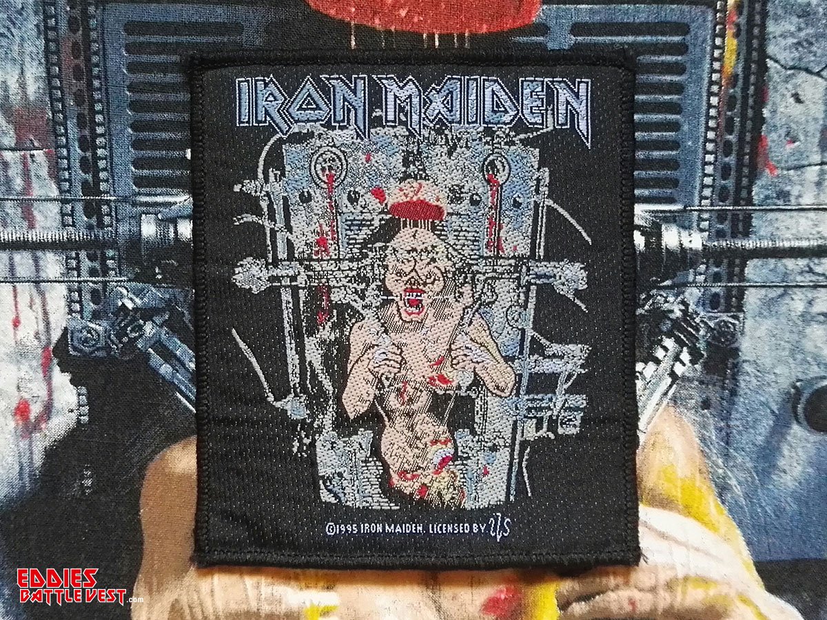 Iron Maiden The X-Factor Woven Patch 1995