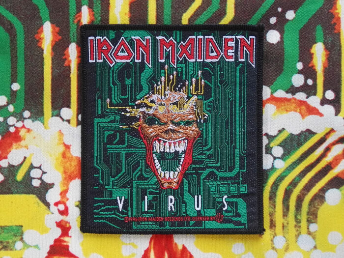 Iron Maiden "Virus" Woven Patch 1996 Version I