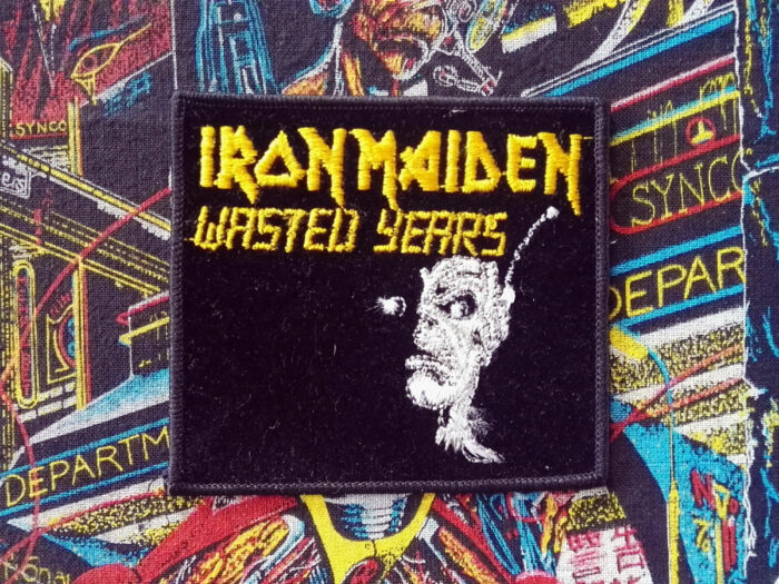 Iron Maiden Wasted Years Embroidered Patch