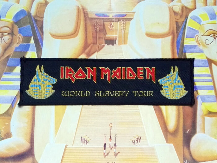 Iron Maiden "World Slavery Tour" Stripe Woven Patch