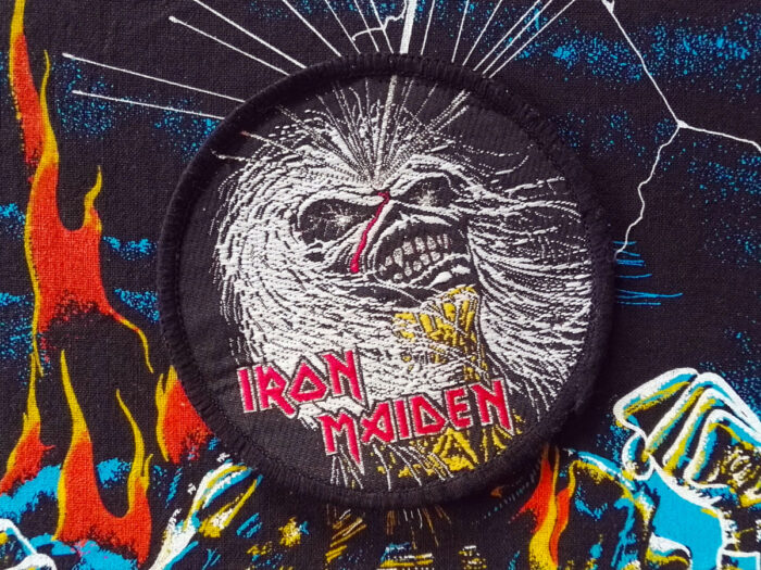 Iron Maiden Live After Death Circular Woven Patch