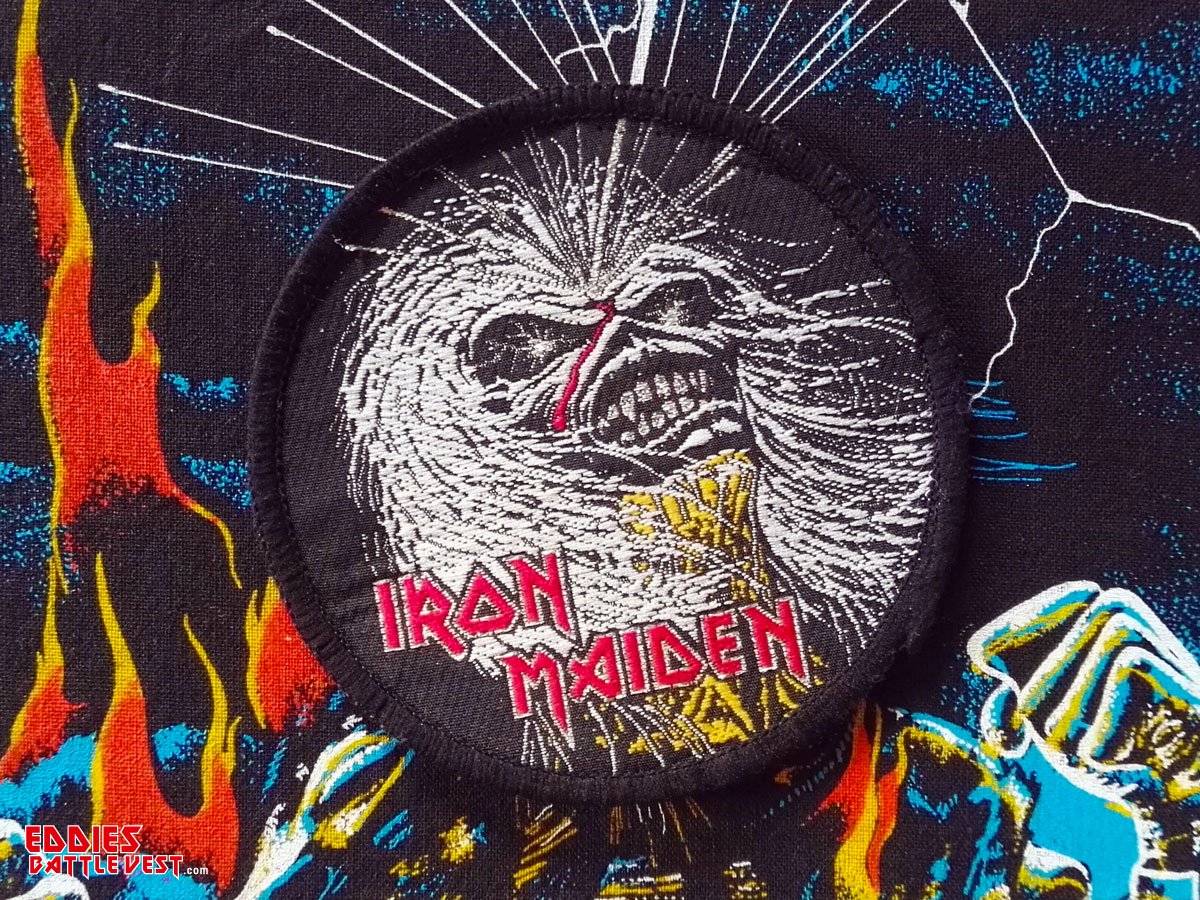 Iron Maiden Live After Death Circular Woven Patch