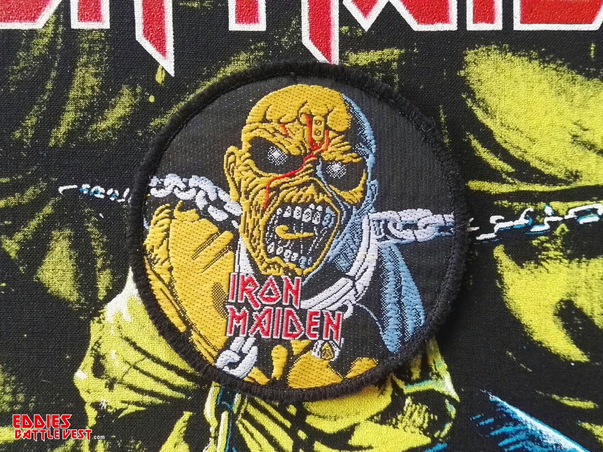 Iron Maiden Piece Of Mind Circular Woven Patch
