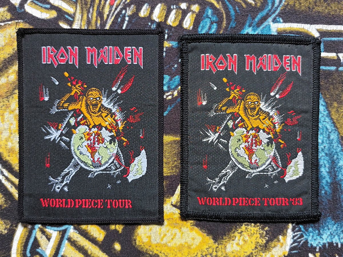 Iron Maiden "World Piece Tour" Comparison