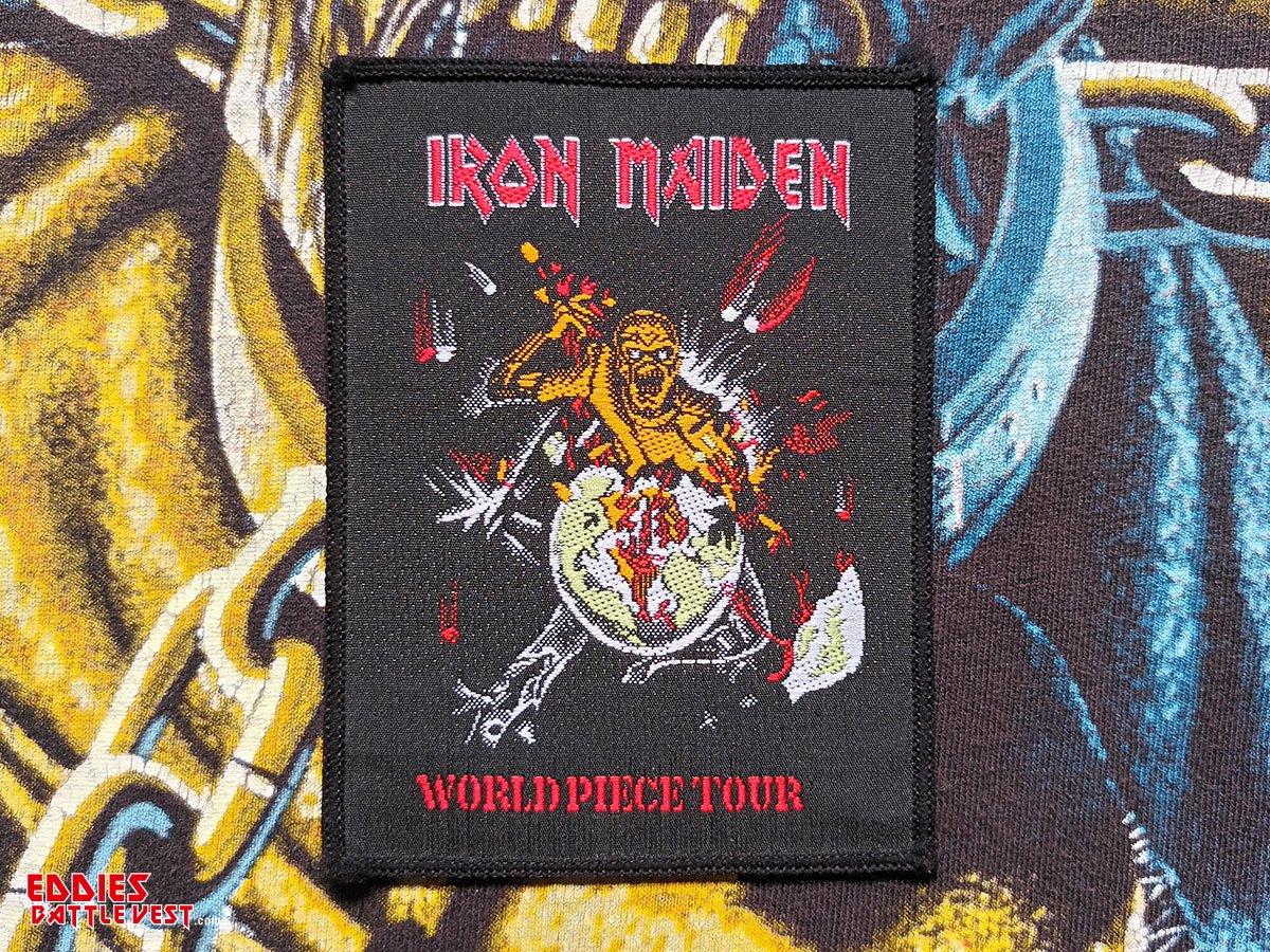 Iron Maiden "World Piece Tour" Woven Patch