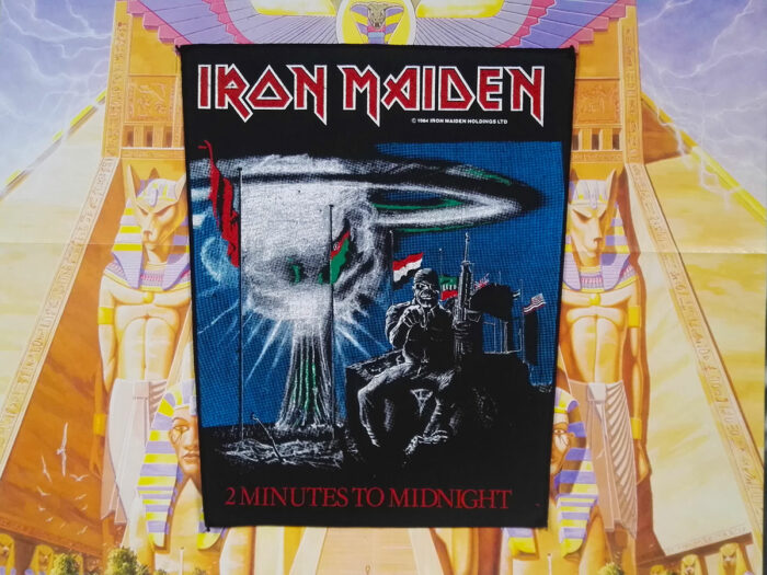 Iron Maiden 2 Minutes 2 Midnight Backpatch 1984