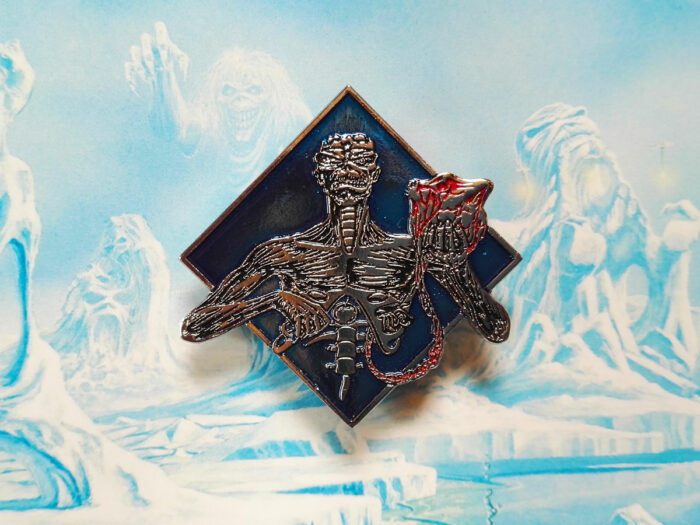 Iron Maiden 7th Son Of A Seventh Son Pin Badge Milliard 1988 Front