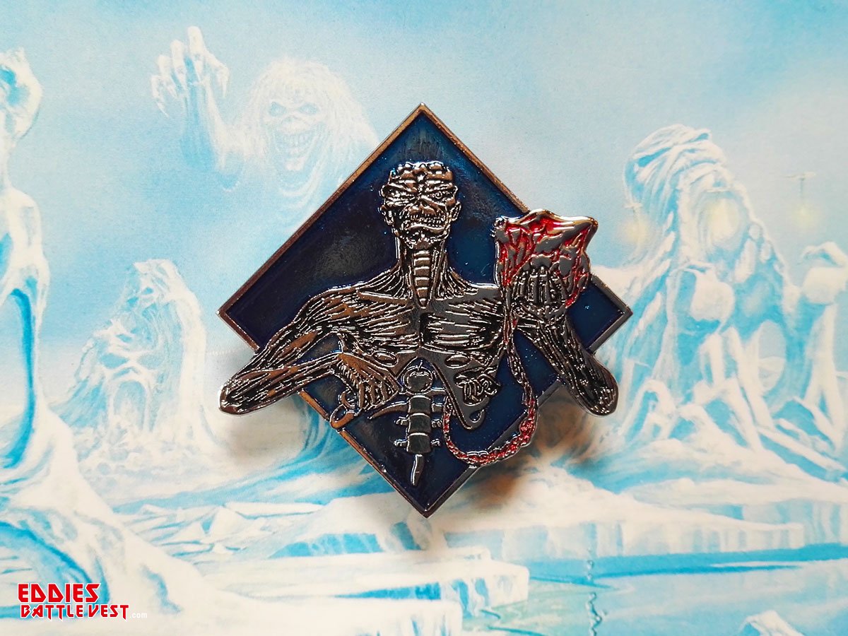 Iron Maiden 7th Son Of A Seventh Son Pin Badge Milliard 1988 Front