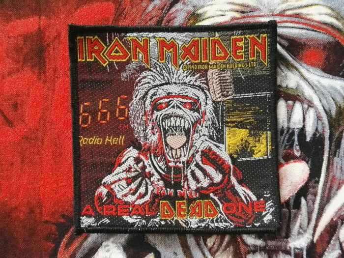 Iron Maiden A Real Dead One Woven Patch 1993