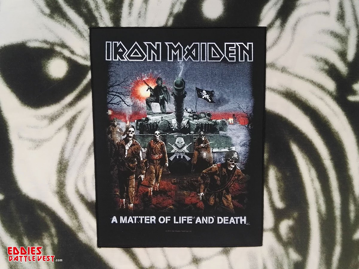 Iron Maiden A Matter Of Life And Death Backpatch 2011