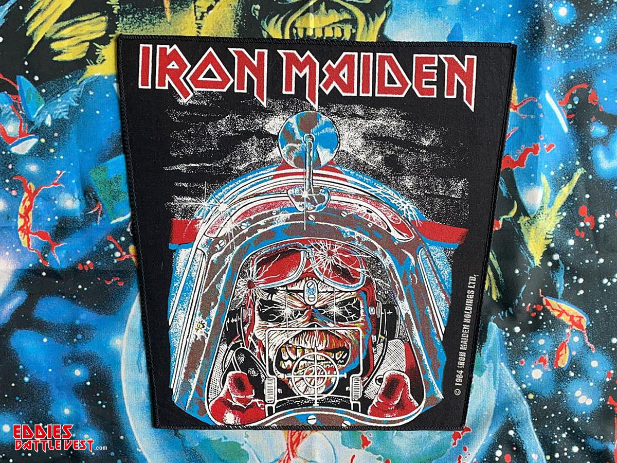 Iron Maiden Aces High Backpatch 1984 Version II