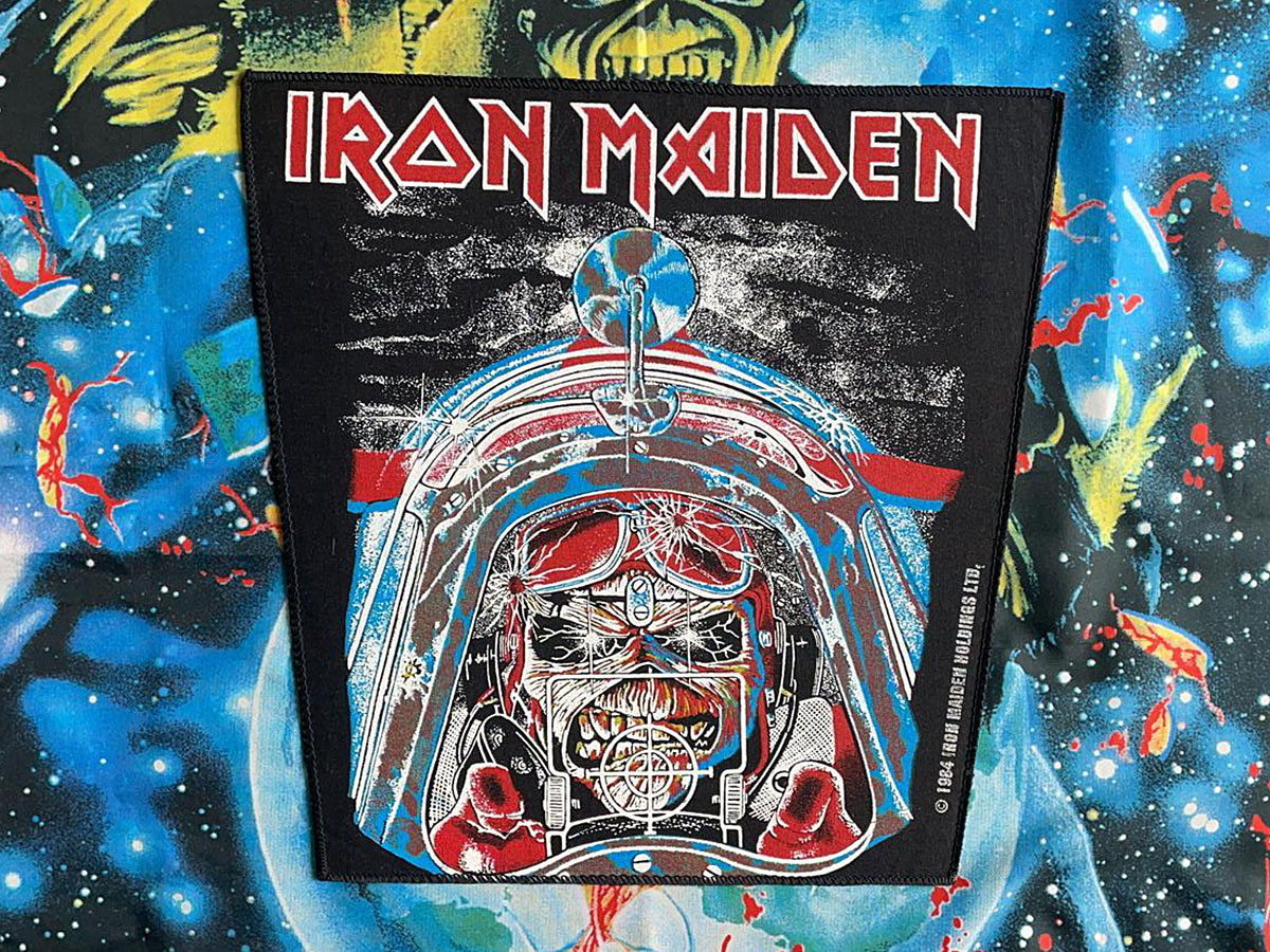 Iron Maiden Aces High Backpatch 1984 Version II