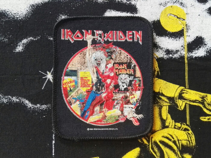 Iron Maiden Bring Your Daughter To The Slaughter Printed Patch 1990