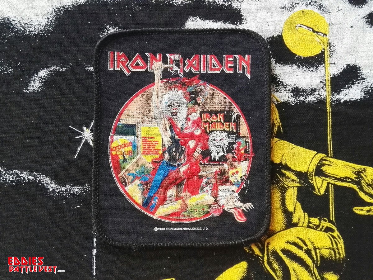 Iron Maiden Bring Your Daughter To The Slaughter Printed Patch 1990