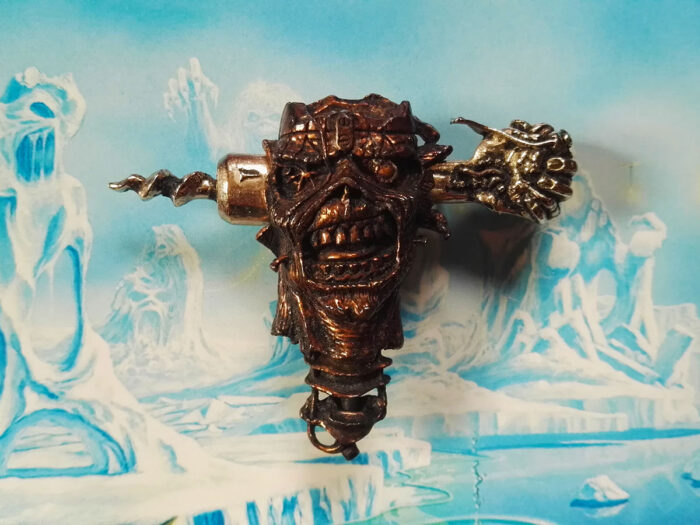 Iron Maiden Can I Play With Madness Pin Badge Alchemy Front