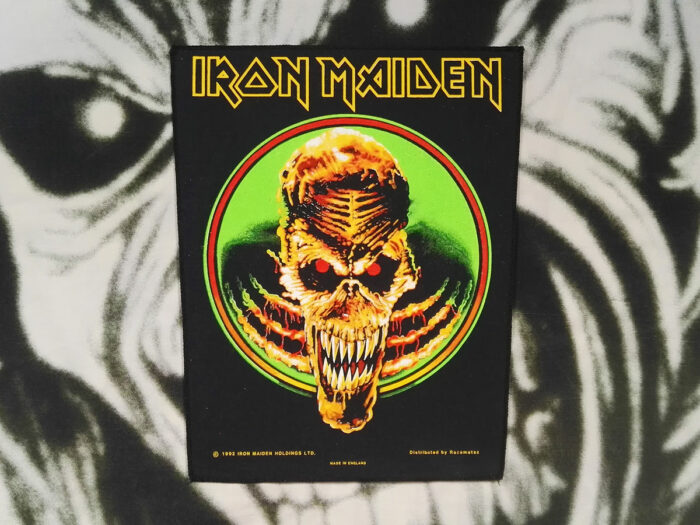 Iron Maiden Donington Vampyre Head Backpatch 1992