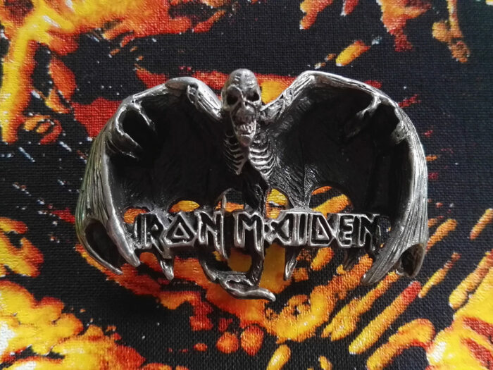 Iron Maiden Donington Vampyre Pin Badge 1992 Alchemy Front