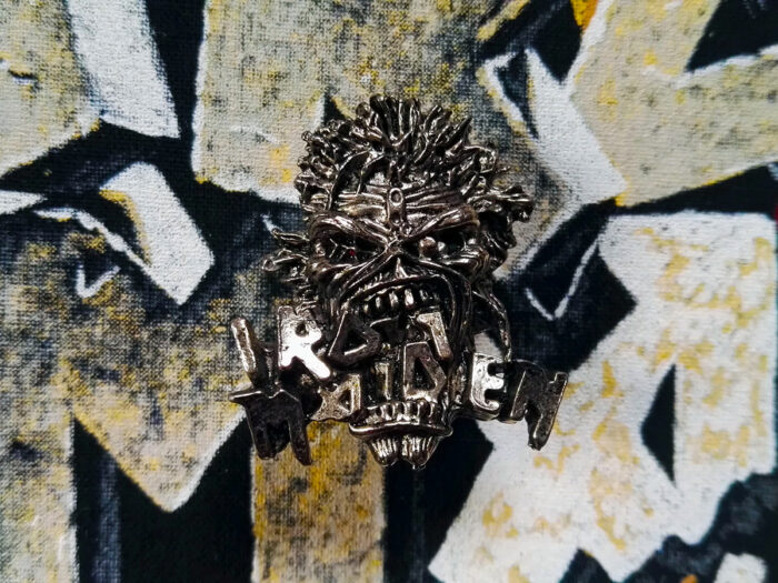 Iron Maiden Eddie Crunch Pin Badge Alchemy Front