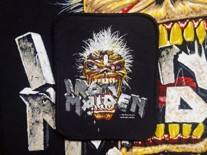Iron Maiden Eddie Crunch Printed Patch 1990