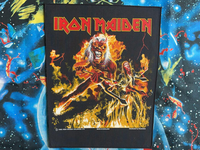 Iron Maiden Hallowed Be Thy Name Backpatch 1993