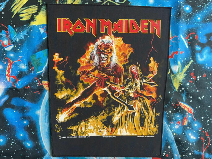 Iron Maiden Hallowed Be Thy Name Backpatch 1993