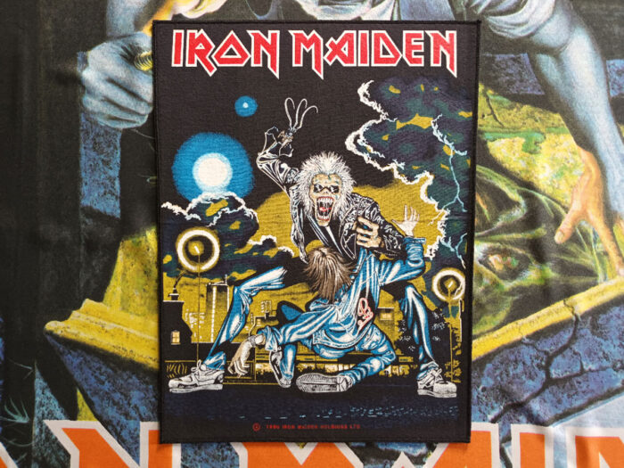 Iron Maiden Hooks In You Backpatch 1990