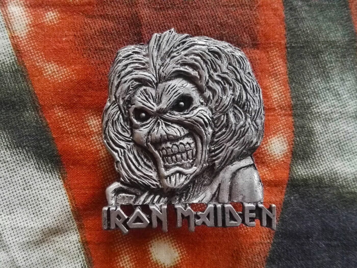 Iron Maiden Killers Pin Badge World Tour Front