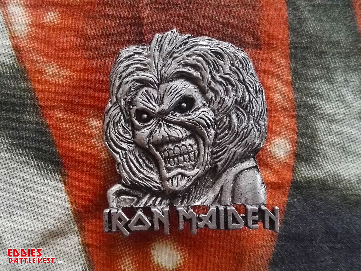 Iron Maiden Killers Pin Badge World Tour Front