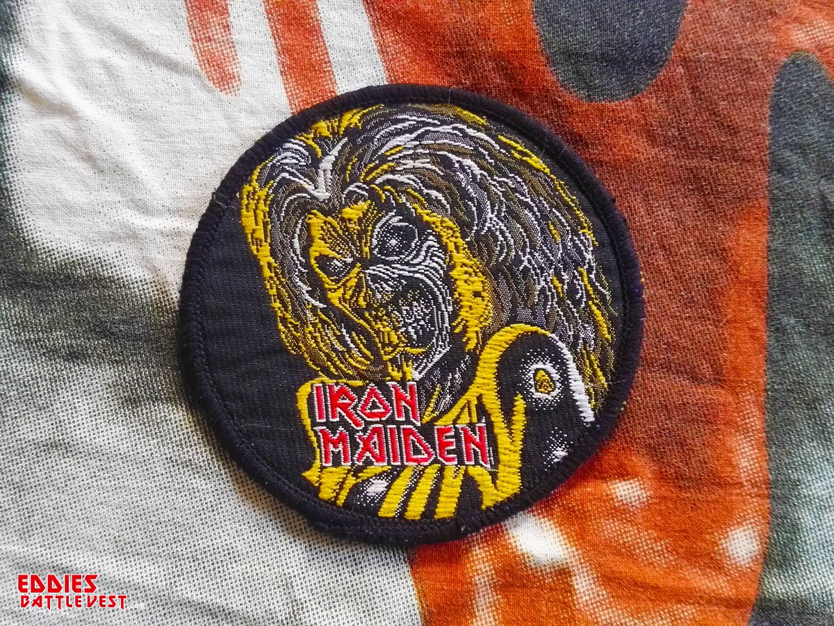 Iron Maiden Killers Woven Patch Circular