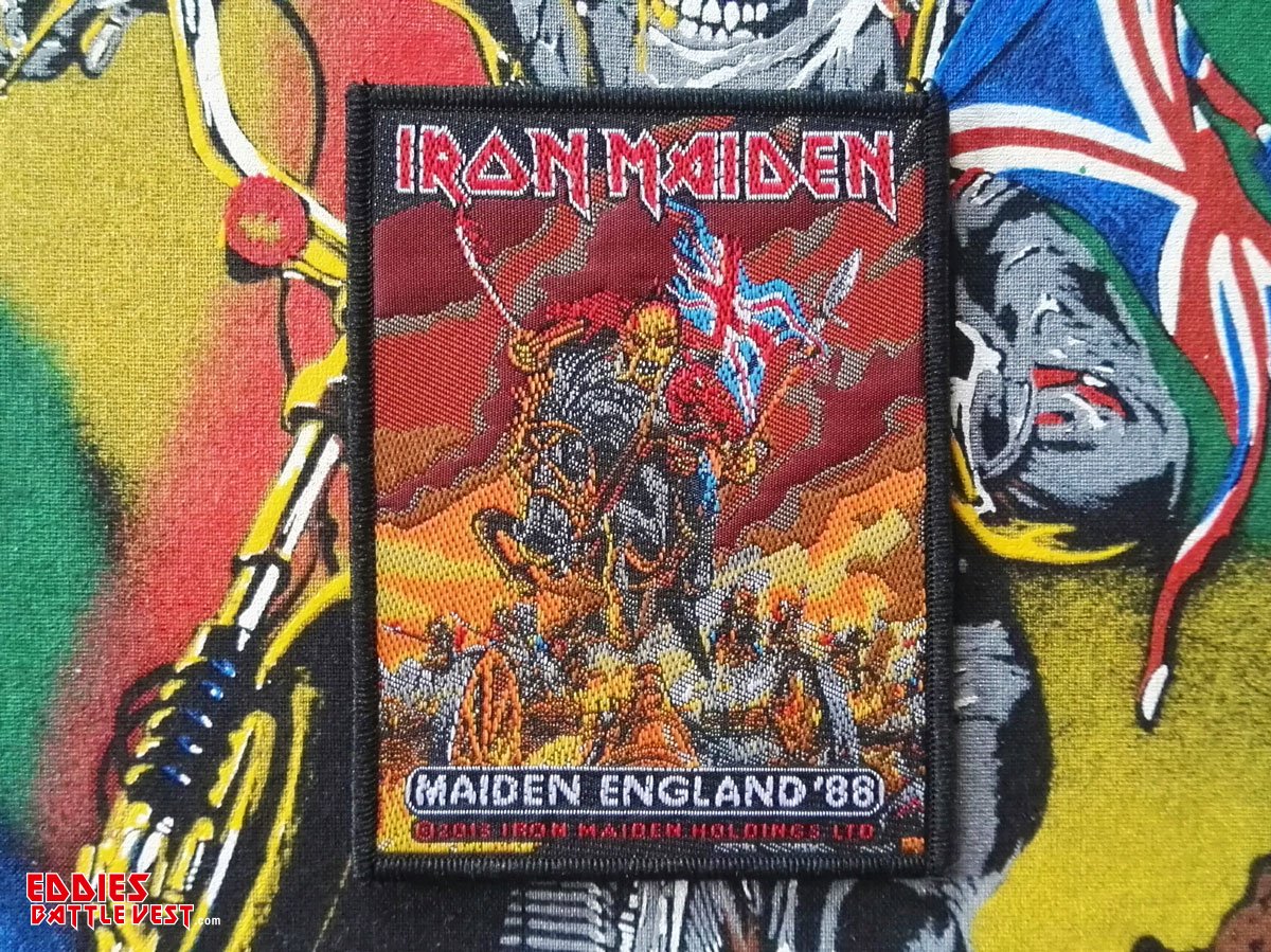 Iron Maiden Maiden England '88 Woven Patch 2013