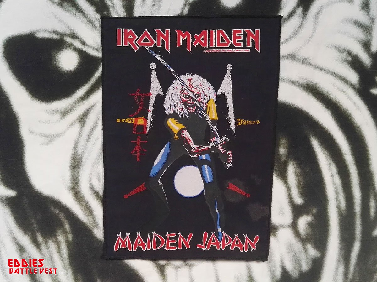 Iron Maiden Maiden Japan Backpatch 1984