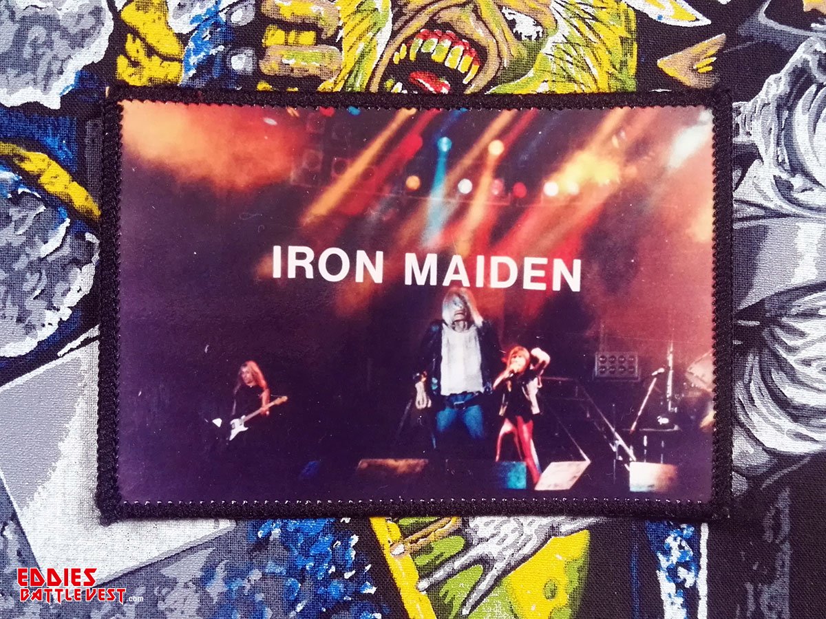 Iron Maiden On Stage Photo Patch.