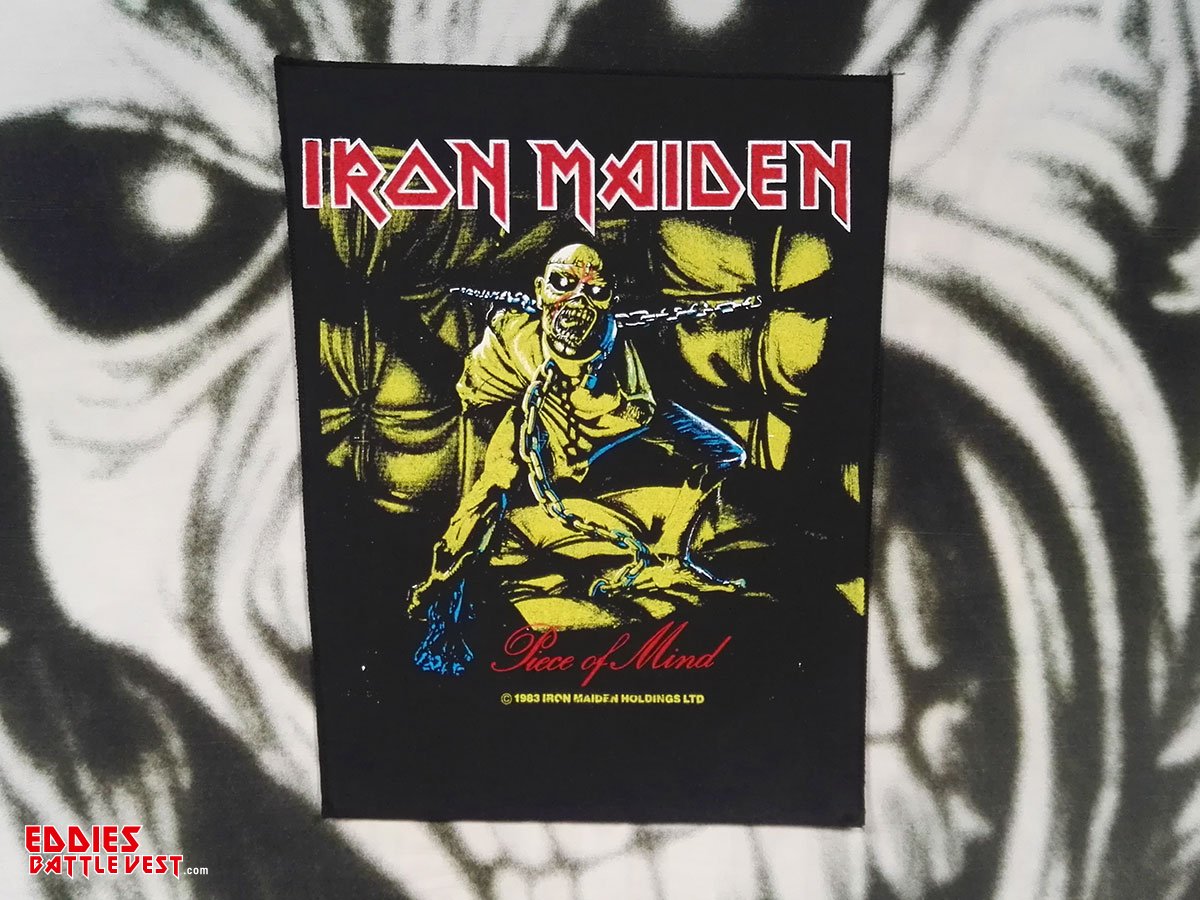 Iron Maiden Piece Of Mind Backpatch 1983