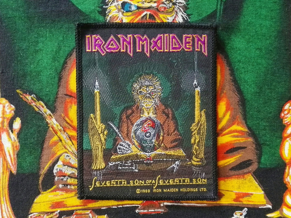 Iron Maiden Seventh Son Woven Patch 1988