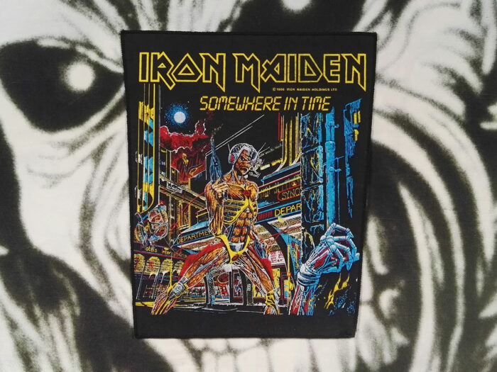 Iron Maiden Somewhere In Time Backpatch 1986