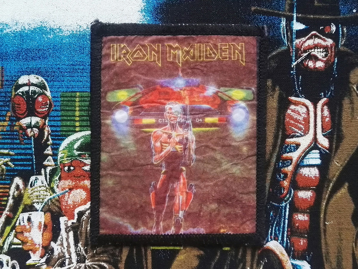 Iron Maiden "Somewhere On Tour" Photo Printed Patch Version II