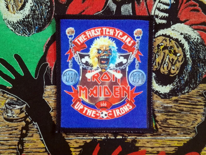 Iron Maiden Ten Years Photo Printed Patch