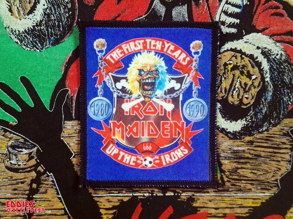 Iron Maiden Ten Years Photo Printed Patch