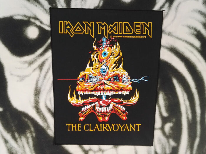 Iron Maiden The Clairvoyant Backpatch 1988