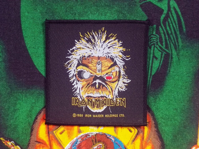 Iron Maiden The Clairvoyant Woven Patch 1988