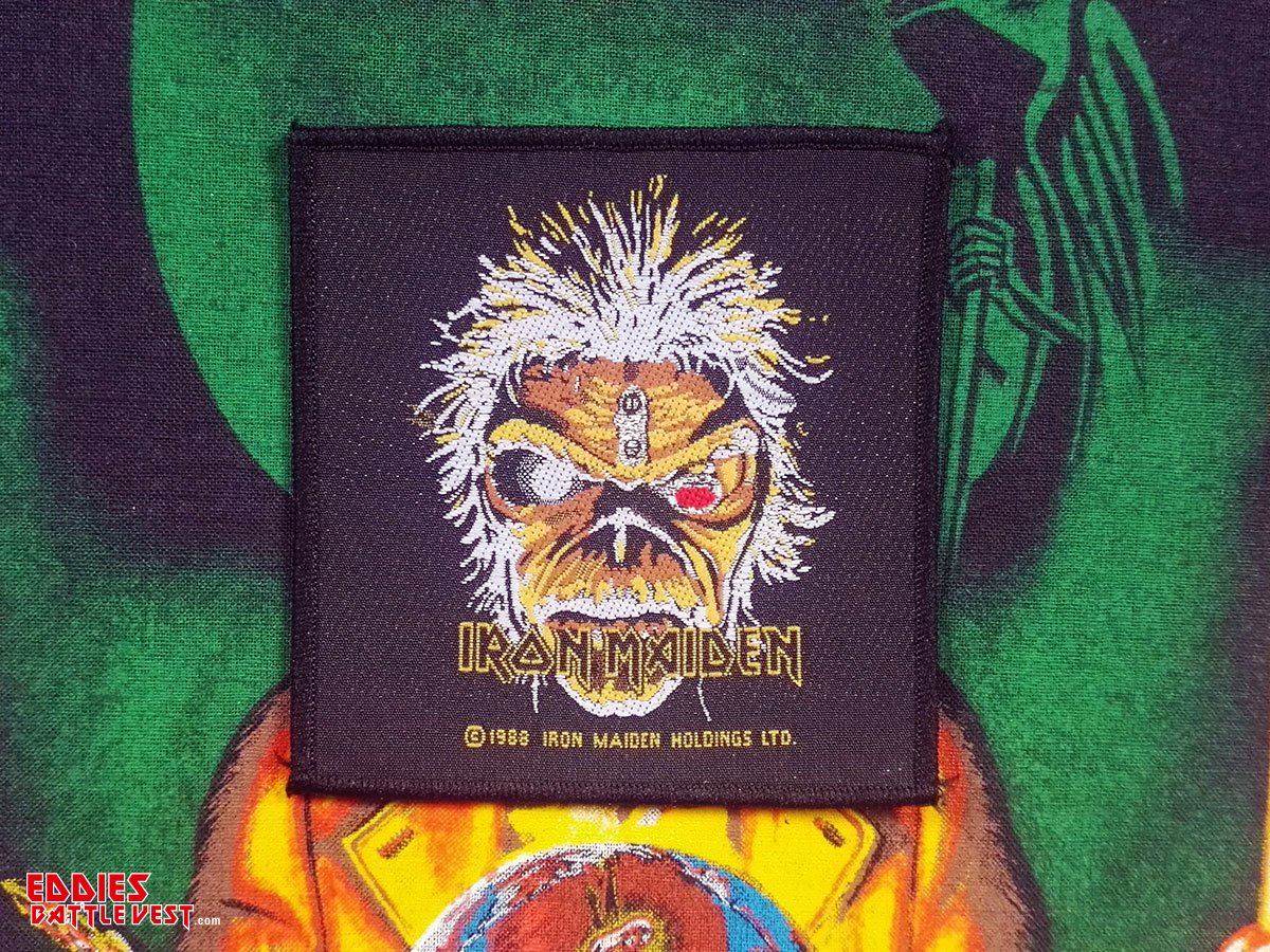 Iron Maiden The Clairvoyant Woven Patch 1988